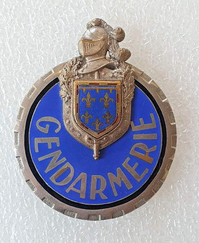 Plaque baudrier gendarmerie - plaque, de