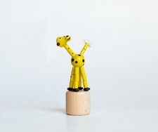 Jouet En Bois Figurine À Bascule Girafe Hauteur=10cm NEUF Jouet Bascule