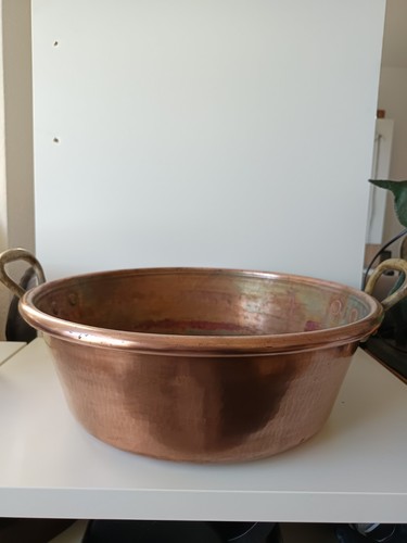 Bassine confiture cuivre lourd - confiture,
