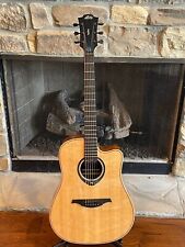 LAG Guitars Tramontane Hyvibe 30 Dreadnought Acoustic Electric Guitar - THV30DCE
