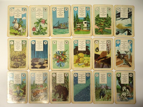 Ancien jeu cartes - cartes, complet