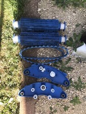 chenille d entrainement bleue