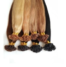 50 100 150 EXTENSIONS KÉRATINE POSE A CHAUD 100% NATURELS REMY 49-60-66cm 1G 48H