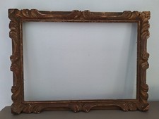 Antique Carved Gilded Wood Frame. Painting Or Photo Frames
