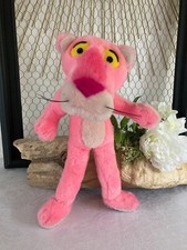 625⚜️ Old Plush Blanket The Pink Panther Pink Panther 1989 Height 28 Cm