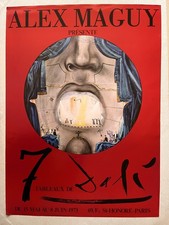 Rare Affiche vintage Dali