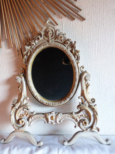 Miroir médaillon psyché