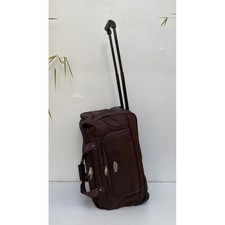 55 Cm (CABINE) Marron Sacs De Voyage Valise Bagage A Main á Roulettes Diplomat 