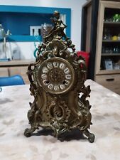 HORLOGE PENDULE Fhs Germany  Style Cartel En Laiton