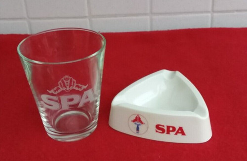 Superbe verre cendrier spa - et,