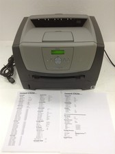 Lexmark E352dn Laser Printer Duplex,Network, Parallel 32MB 2k PC w/toner WORKING