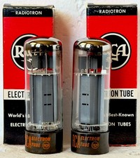 Mullard XF2 "OO" EL34 Tubes TV7 Tested Gm & Current Matched Pair No Shorts/Gas