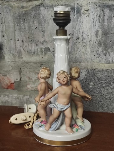 Pied lampe vintage - lampe, en
