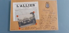 SOUVENIR DE VICHY L'ALLIER REPUBLICAIN PRESSE BLASON ASSEMBLAGE 03