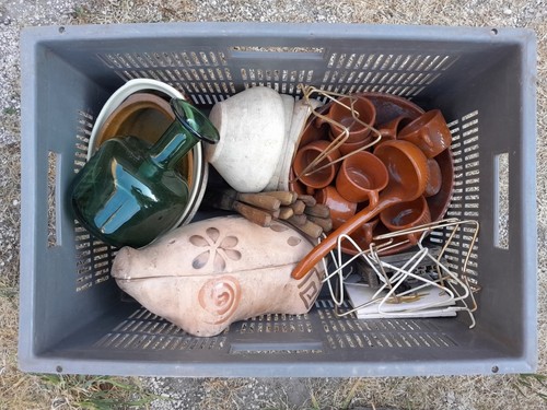 Lot caisses de - de, brocantes