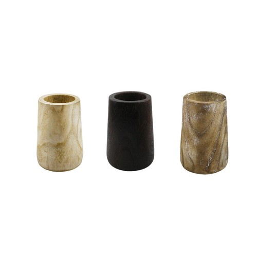 Vase bois soliflore - en,