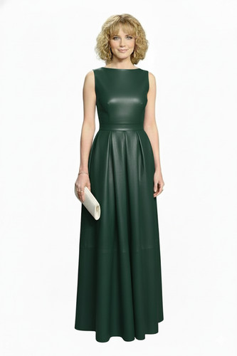 Robe cuir green club neuve - cuir,