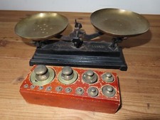 Antique Roberval Scale 1 Pound with Weight