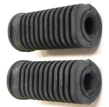 1970's Moto Morini 3 1/2 350cc PAIR foot peg rubbers 16mm hole X 95mm long P380
