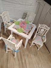 Barbie Table, Chairs And Tableware, "Decor Collection" MATTEL 1998