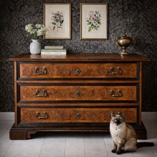 Commode Baroque Ancienne Noyer