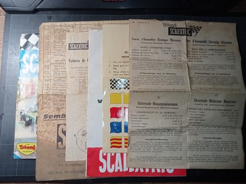 Scalextric triang documents - scalextric,