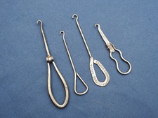 Lot de 4 crochets à bottine