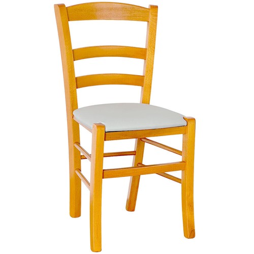 Chaise bois paesana cerise - chaise,