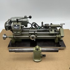 VINTAGE UNIMAT-SL Model DB-200 AUSTRIA MINI LATHE Black Badge Nice Working Shape