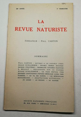 Revue naturiste 20 - #16, la
