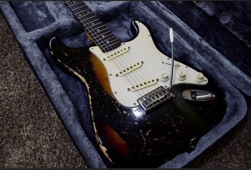 Stratocaster relic black - stratocaster,