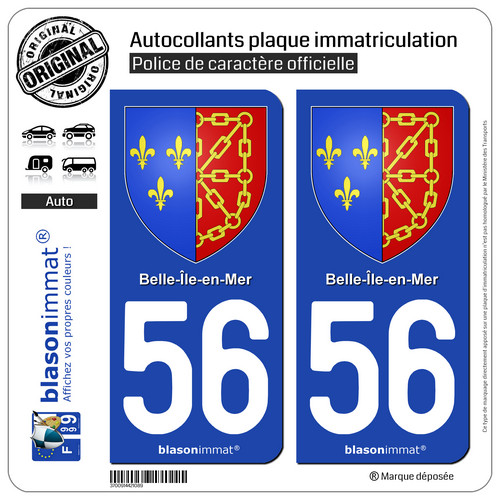 Stickers autocollant plaque - 2,