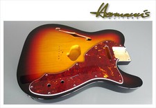 US Taille Thinline Telecaster Pickguard Marron Tortue Avec 12 Trou De Perçage