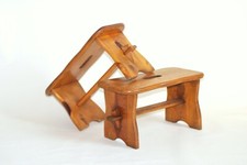 Paire de tabourets de ferme en