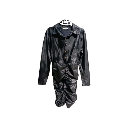 Robe noire chic brillante - robe,