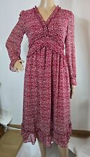 Robe longue rouge bordeaux et