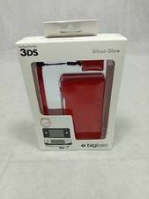 Housse de protection en silicone avec dragonne et étoffe Rouge Neuf Nintendo 3DS
