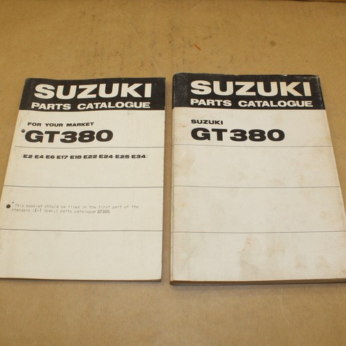 Parts list suzuki 380 - suzuki, gt