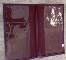 pochette pvc aubergine porte