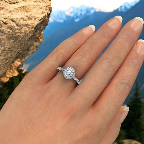 Bague diamant mariage - , or