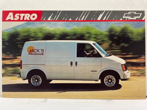 Chevrolet astro van carte - chevrolet,