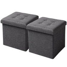 Lot de 2 Tabouret Cube de