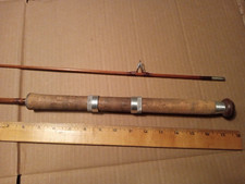 Vintage Pezon et Michel Split Bamboo Fishing Rod Spinning Made in France