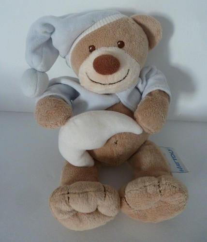 Doudou peluche nattou ours - d4.,