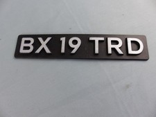 CITROËN BX 19 TRD sigle emblème logo insigne monogramme hayon coffre plastique