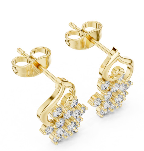 Boucles oreilles rondes - boucles, d'oreilles