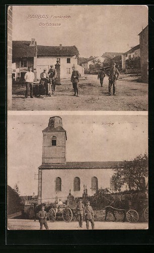 Cpa barbas dorfstrasse et - dorfstrasse,