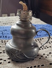 LAMPE ANCIENNE A HUILE  EN
