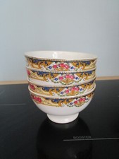4 Small Antique Porcelain Bowls from CHAUVIGNY FD