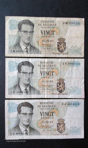 Lot billets banque - 3,